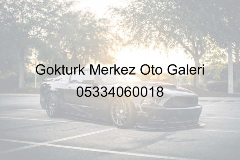 Göktürk Merkez Oto Galeri 05334060018