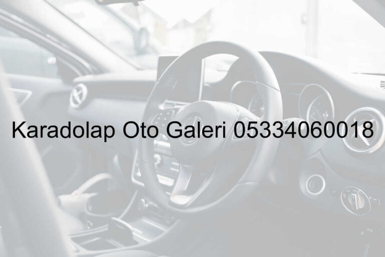 Karadolap Oto Galeri 05334060018