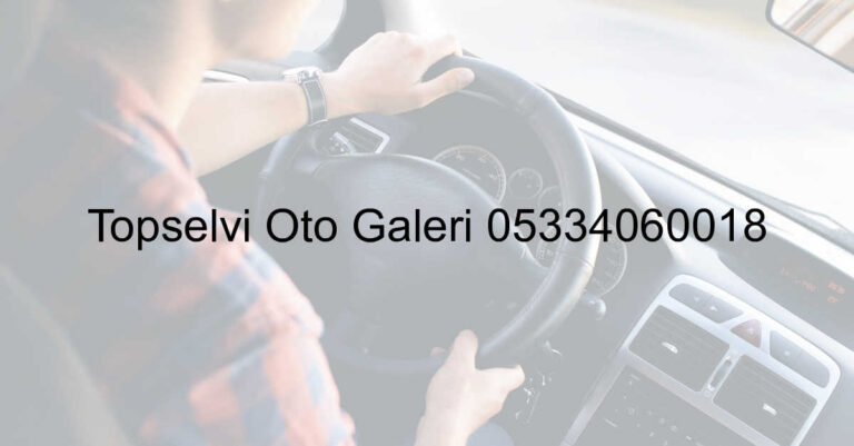 Topselvi Oto Galeri 05334060018