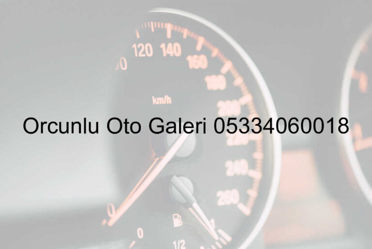 Örcünlü Oto Galeri 05334060018