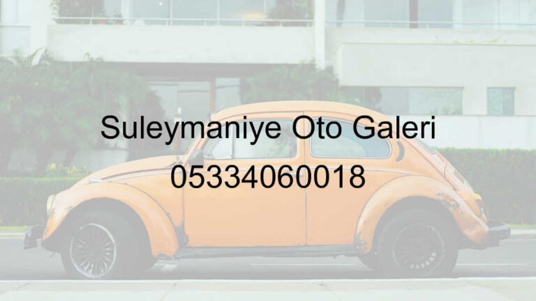 Süleymaniye Oto Galeri 05334060018