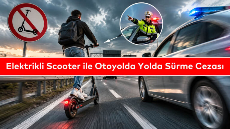 Elektrikli Scooter Otoyol Cezası 2026 Yılında Ne Kadar Oldu, Araç Alım Satım, Otogalerio, Maslak Oto Galeri, Otomotiv Sektörü, İkinci El Araba