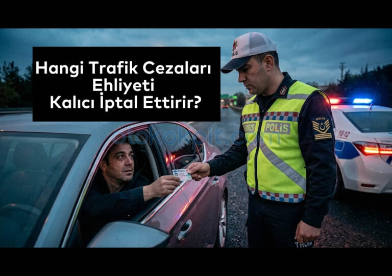 Ehliyeti Kalıcı İptal Ettiren 7 Kritik Trafik Cezası, Otogalerio, Maslak Oto Galeri, Otomotiv Sektörü, İkinci El Araba, 2.El Araç Satışı