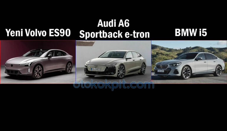 Volvo ES90 Audi A6 ve BMW i5 Arasındaki Rekabet Analizi, Otomotiv Sektörü, İkinci El Araba, 2.El Araç Satışı, 2.El Araba, Nakit Araç Alımı